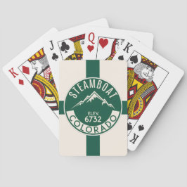 Ski Steamboat Playing Cards Casinokort