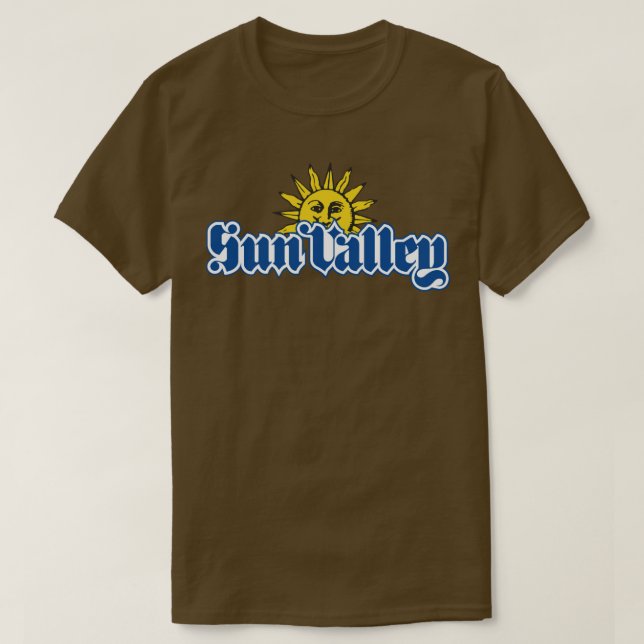 Ski Sun Valley Idaho USA Sticker Apparel Home Deco T Shirt (Design framsida)