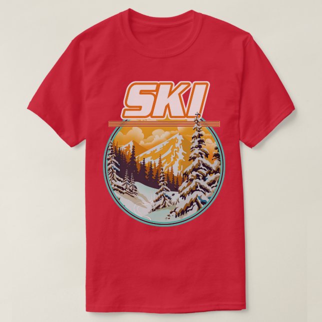 Ski T Shirt (Design framsida)