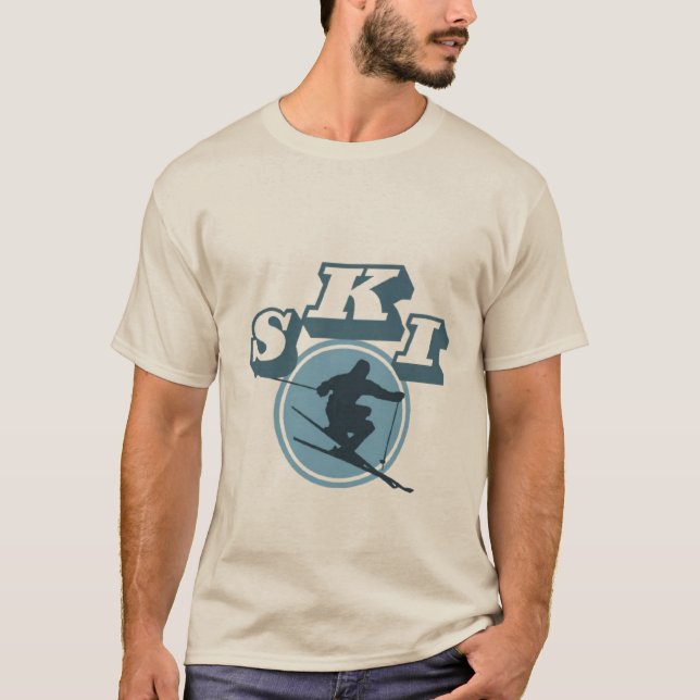 ski t shirt (Framsida)