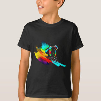 Ski Tävla Rainbow T Shirt
