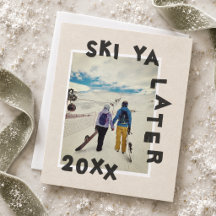 Ski-tema Unikt Vinter Jul Foto
