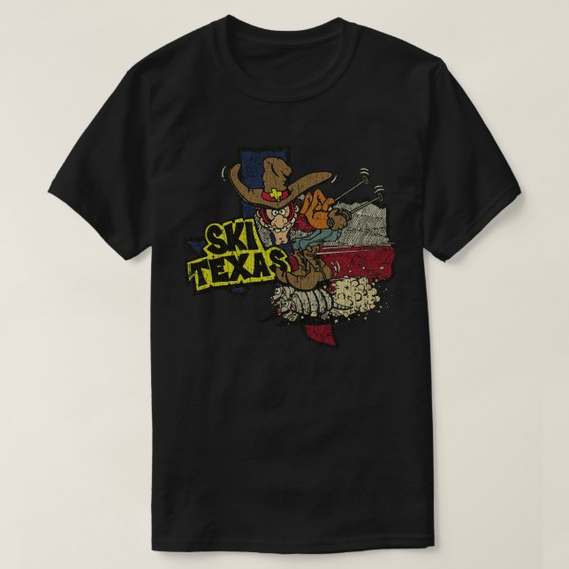 Ski Texas 1985 T Shirt (Design framsida)