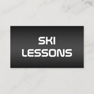 Ski Trainer Visitkort