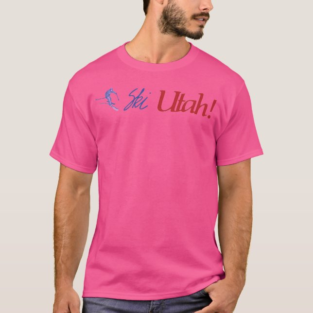 Ski Utah T Shirt (Framsida)