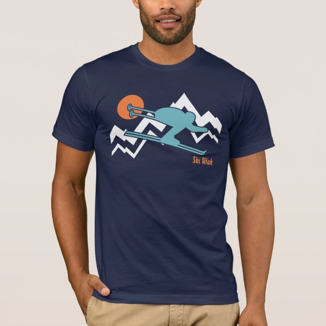 Ski Utah Tee Shirt (Framsida)