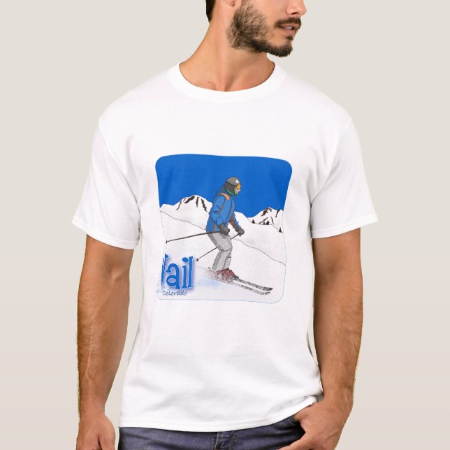 Ski Vail, Colorado T Shirt (Framsida)
