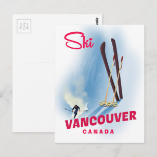 Ski Vancouver Kanada Vykort