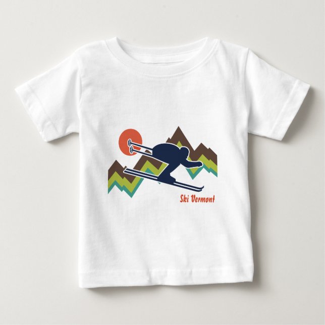 Ski Vermont T-shirt (Framsida)