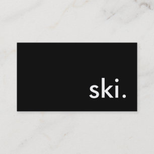 ski. visitkort