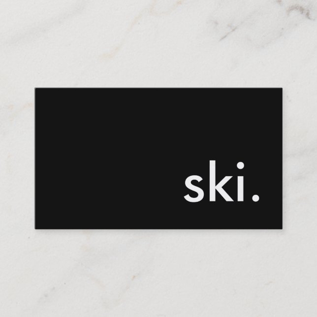 ski. visitkort (Framsida)
