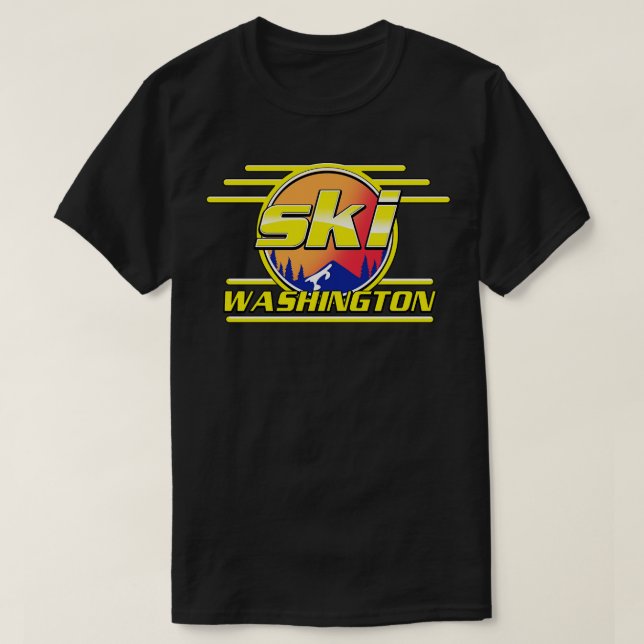 Ski Washington T Shirt (Design framsida)