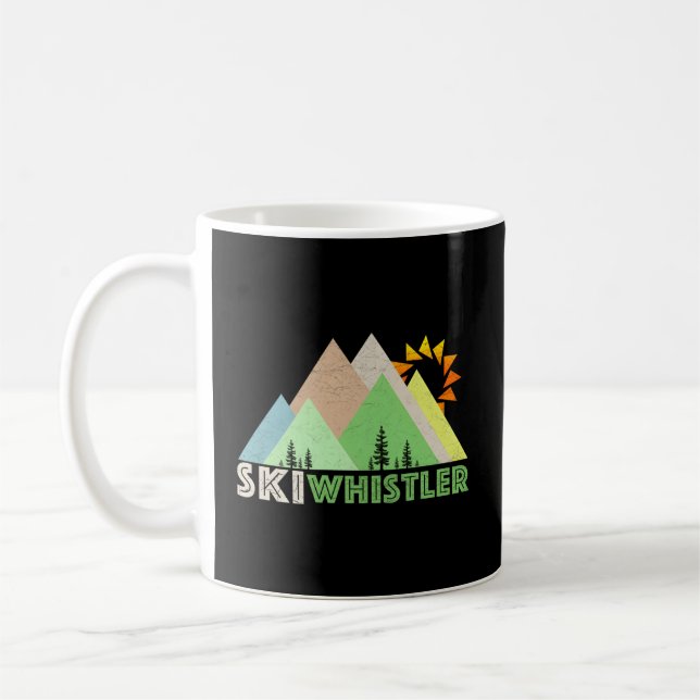Ski Whistler Whistler Bc Kaffemugg (Vänster)