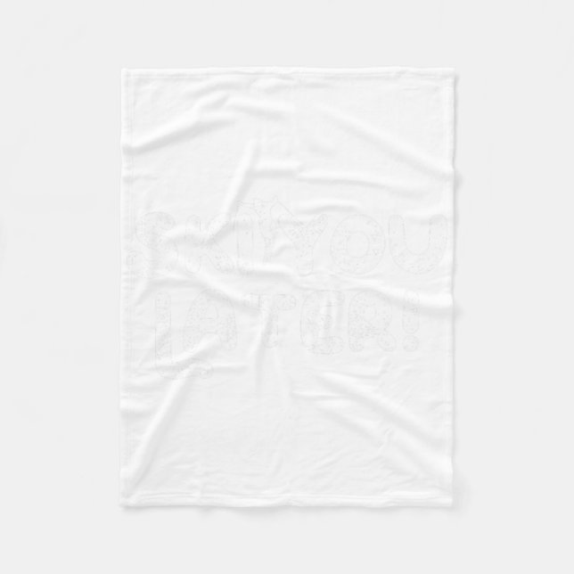 Ski You Later Funny Skiing Pun  Fleecefilt (Framsidan)