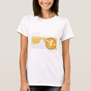 Ski Zermatt Schweiz Retro Skidräkt T Shirt