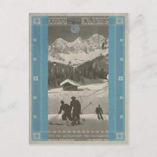 Skiabfahrtslauf Ramsau-Schladming Vykort