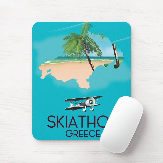 Skiathos Grekland resaffisch Musmatta (Med mus)