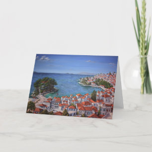Skiathos Harbour 1 (ljus) Kort