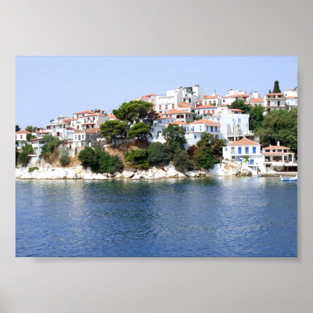 Skiathos Island, Grekland Poster (Framsidan)