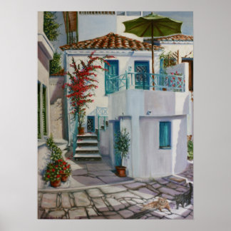 Skiathos Townhouse Poster