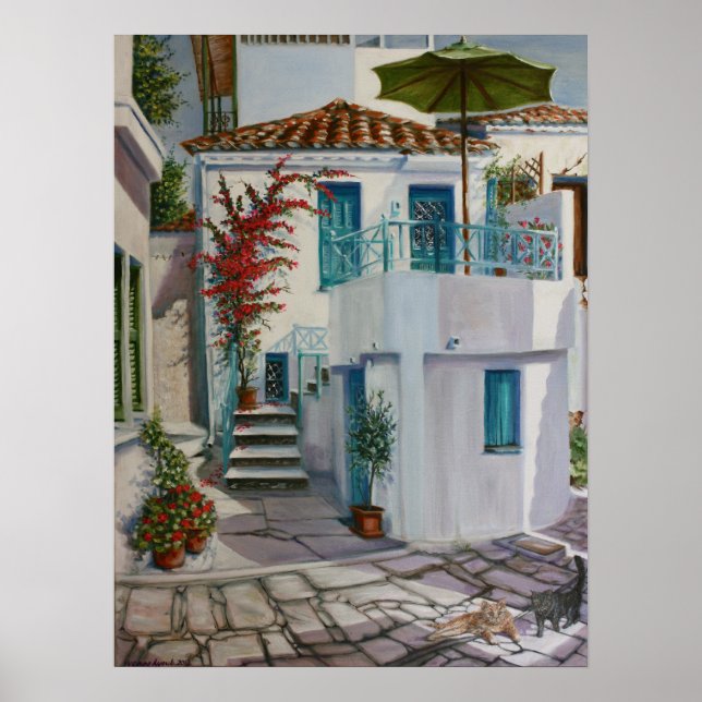 Skiathos Townhouse Poster (Framsidan)