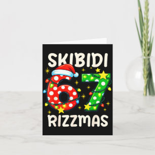 Skibidi 67 Rizzmas Rollig Six Seven Meme Jul Kort