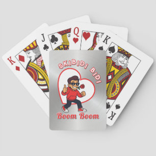 Skibidi Bidi Boom Boom Alla hjärtans dag-meme - Te Casinokort