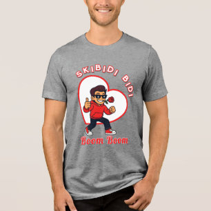 Skibidi Bidi Boom Boom Alla hjärtans dag-meme - Te T Shirt