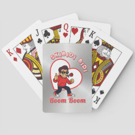Skibidi Bidi Boom Boom Valentine Meme - Cartoon Casinokort