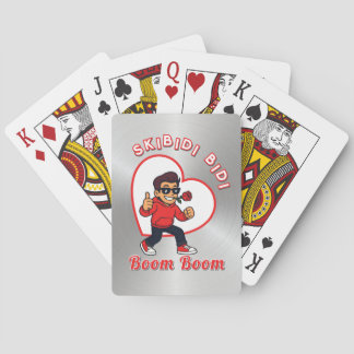 Skibidi Bidi Boom Boom Valentine Meme - Cartoon Casinokort