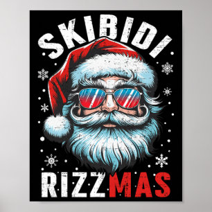 Skibidi Jultomten Funny jul Coola Fantastisk S Poster