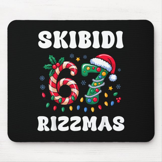 Skibidi Rizzmas 67 Christmas Six Seven Xmas Funny  Musmatta (Framsidan)