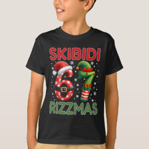 Skibidi Rizzmas 67 Jul Sex Sju Xmas Roligt T Shirt