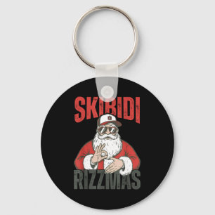 Skibidi Rizzmas 6 7 jul tomte Six Seve Nyckelring