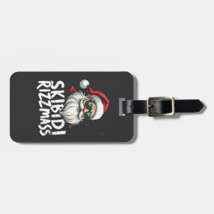 Skibidi Rizzmas Funny Gen Alpha Slang jul Bagagebricka