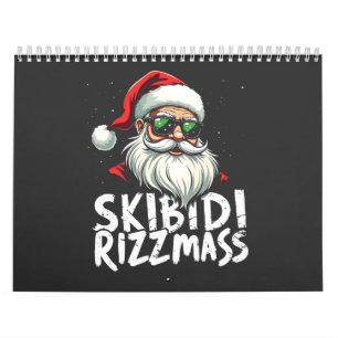 Skibidi Rizzmas Funny Gen Alpha Slang jul Kalender