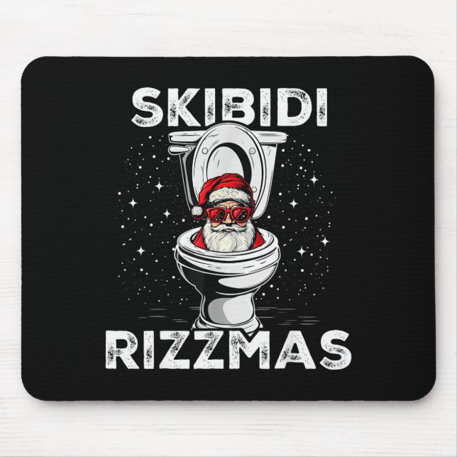 Skibidi Rizzmas Funny Toilet Santa White Elephant  Musmatta (Framsidan)