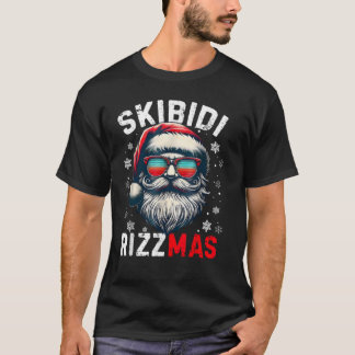 Skibidi Rizzmas jul Rizz Jultomten Charism T Shirt