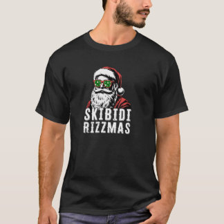 Skibidi Rizzmas jul Rizz Jultomten Charism T Shirt