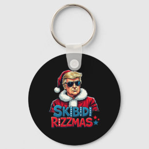 Skibidi Rizzmas jul Rizz Jultomten Trump S Nyckelring