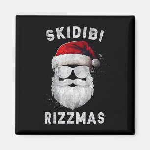 Skibidi Rizzmas jul Rizz Tomte Claus Karism Magnet