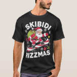 Skibidi Rizzmas Jultomten Skating Board Rizz T Shirt<br><div class="desc">Skibidi Rizzmas Jultomten Skating Board Rizz Helgdag</div>