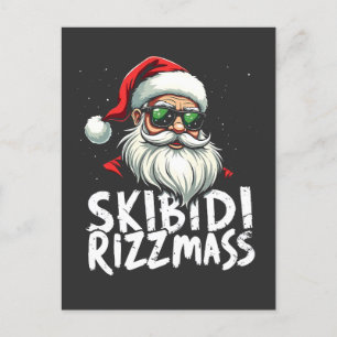Skibidi Rizzmas Roliga Gen Alpha Slang Jul Vykort