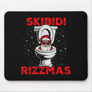 Skibidi Rizzmas Roliga Tomte Toalett Vita Elefante Musmatta