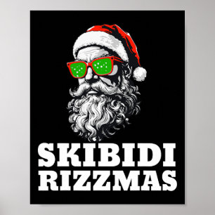 Skibidi Rizzmas - Santa Bruh jul Tee Rizz Th Poster