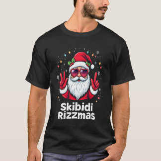 Skibidi Rizzmas Santa Party T Shirt