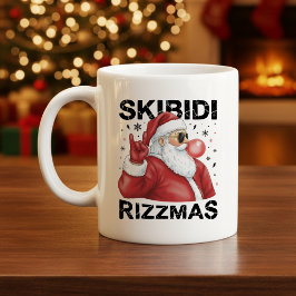 Skibidi Rizzmas Tomte Roligt Jul Kaffemugg