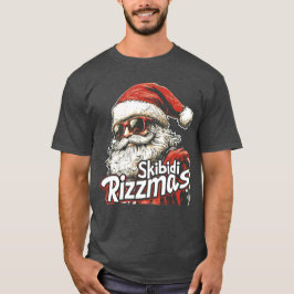 Skibidi Rizzmass Funny Jultomten Rizz Season T Shirt