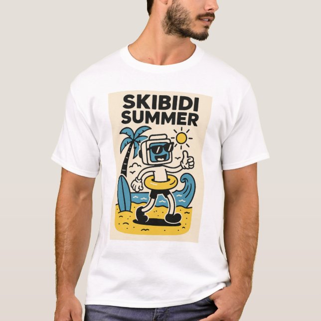 Skibidi Summer T Shirt (Framsida)