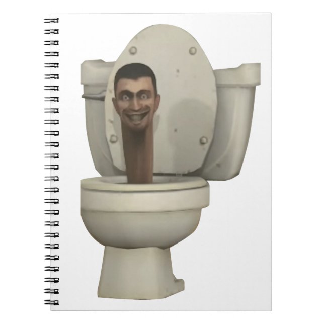 Skibidi Toilet Notebook Anteckningsbok (Framsidan)